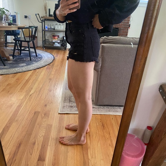 BDG black jean shorts size 26 - Picture 3 of 5
